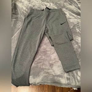 Grey Nike joggers